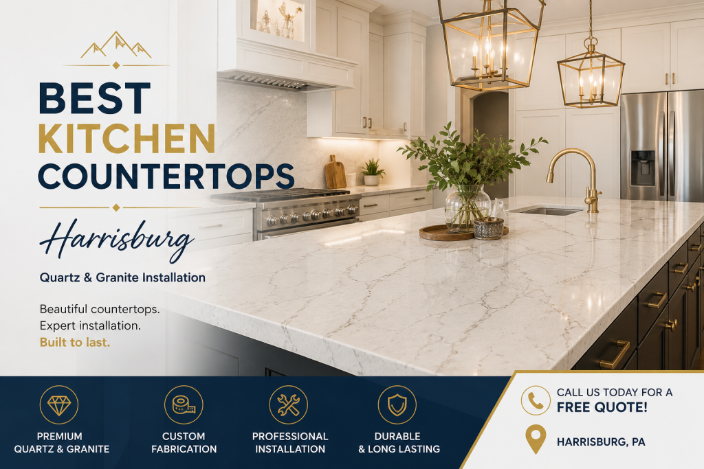 Best Kitchen Countertops Harrisburg | Quartz & Granite Installation
