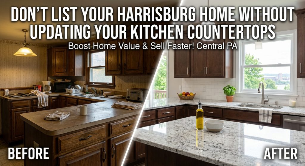 Don't List Your Harrisburg Home Without Updating Countertops